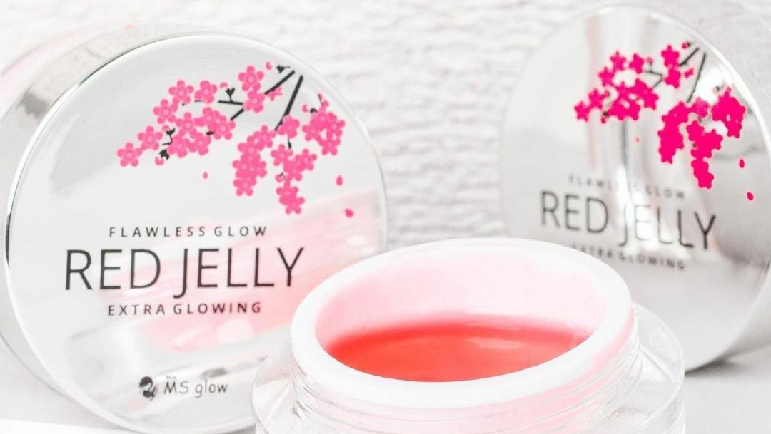 red jelly ms glow asli dan palsu
